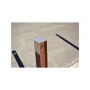 Potelets fixes Pot6000 - Urban'nt - Acier motif Merelle - Hauteur 1000 mm hors-sol_2