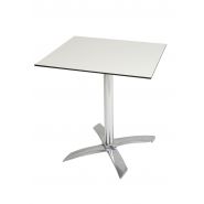 Table extérieure rabattable Limonade - RESTOOTAB - aluminium - plateaux carrés 70x70cm ou ronds ø75cm_2