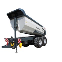 R 220 tahk robust benne agricole à tandem monocoque - romsan - capacité de 15000 kg