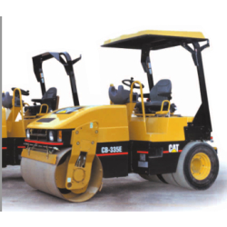 Rouleau compacteur cylindre tandem vibrant 130 - Bon équilibre fréquence et amplitude - Cylindres larges pour production accrue
