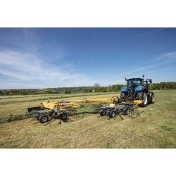ProRotor L640T - Andaineur double rotor à dépose latérale - New Holland - 6,30 m avec réglage hydraulique et fonction Auto-Steer