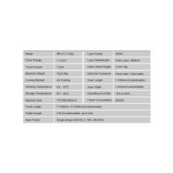 Mrj-fl-c200 - décapeur laser professionnel 200W - Chengdu MRJ-Laser Technology Co., Ltd