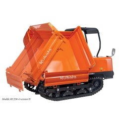 Mini-dumper Kubota KC250H-4 - 2500 kg - Benne trilatérale et moteur diesel 45.5CV
