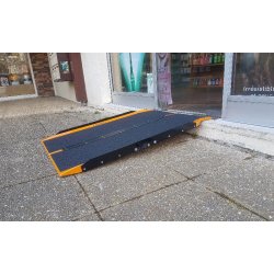 Rampes pliantes Shoppy - fibre de verre renforcée - pour PMR - charge 300 kg - marque Romus