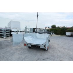 Remorque benne - vsn - btp 3500 acier tandem