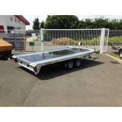 Remorque porte-engin trelgo - 2.5t - 4m - 2 essieux