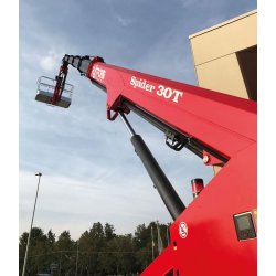 Nacelle araignée sur chenille légère, compacte et maniable à 30 m de haut - spider 30 t