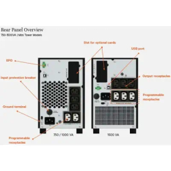 Vertiv Liebert EDGE-1500IMT alimentation d'énergie non interruptible Interactivité de ligne 1,5 kVA