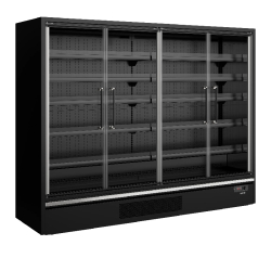Vitrine réfrigérée pour supermarché Galaxy+ GP26FGD Black L2580mm 43818 TEFCOLD