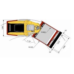 Rouleaux monocylindres Dynapac CA134D - 5 500 kg, moteur John Deere 62 kW