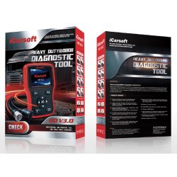 Valise diagnostic automobile iCarsoft HD V3.0 - pour poids lourds - écran LCD couleur 2,8" et mise à jour illimitée