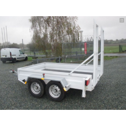 Remorque porte-engins 2 essieux - Appro Utilitaires - Carrosserie artisanale Caillaud - PTAC 3500 kg