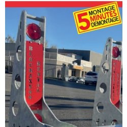 Barrière anti camion-bélier pour la prévention des actes terroristes et des malveillants - BLAX V2 - 3,5 T - 50 Km/h Certifié N 1