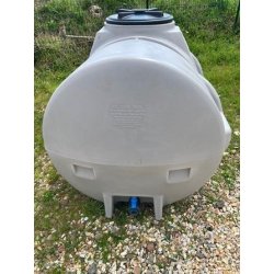 Polycuve pe 1500l grise - diam : 1m20 - lg : 1m92 - ref : W00000010100C