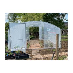 Serre de jardin 4 mètres de large pour un accès plus facile à vos cultures  - 4 SAISONS PLUS