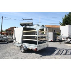 Remorque plateau - erde expert - plm 170 f