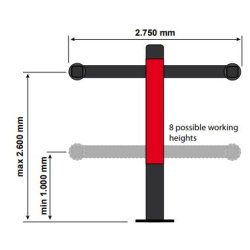 Appareil de géométrie TECO 820 - Technologie à 2 caméras digitales haute résolution - Réglage angles pour voitures et véhicules légers