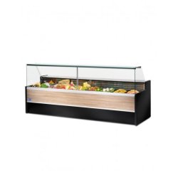 Vitrine ventilée avec réserve - 3000 mm - Référence: VERA-V-RA-3000