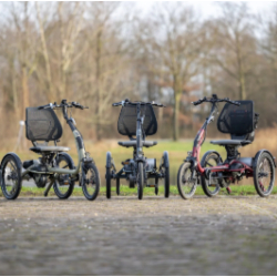 Tricycle Easy Rider Compact Vanraam - Tricycle compact facile à utiliser pour adultes de petite taille et enfants de grande taille