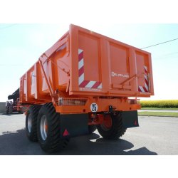 B140BV Remorque agricole standard - Delaplace - Charge 14 t - Acier DKP355MC - Rehausses et sécurité renforcées