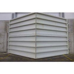Portail / portillon anti-inondation - Flo-Gate DV - acier robuste, joint étanche, jusqu'à 8m de passage utile