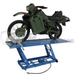 Pont élévateur pour moto 450kg ? 2200 mm ? Manuelle + air - pbp450+a