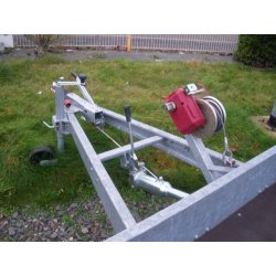 Remorque porte engin brenderup 2,5 t, 5,96m - 2 essieux