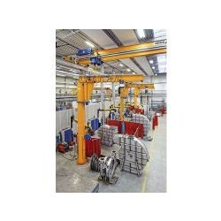 Potence sur fût VS - Abus levage - capacité 6.3 tonnes - rotation 360° - portée jusqu'à 10m