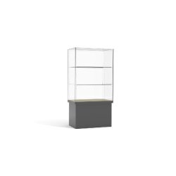 Vitrine haute muséographique  sur mesure et fabriquée en France