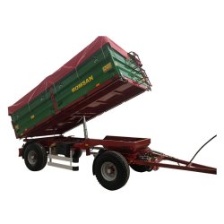 R 60 CSGA - Benne agricole à double essieu - Romsan - Capacité 6000 kg