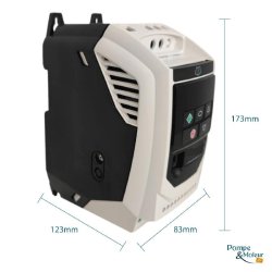 Variateur De Vitesse Micro Entrée 230v Monophasé - Sortie 230v Triphasé 0.75kw - 4.3a - Ip20