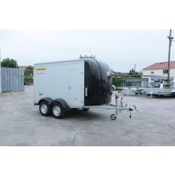 Remorque fourgon en parois alu ptac 2600 kg - humbaur - 5806 hkpa 263217