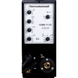 Poste à souder professionnel Schweisskraft Kombi 171 ED - multifonction MIG/MAG, TIG, électrode - 1087057