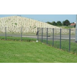 Panneaux rigides à plis de renfort - Maille 200*50 avec système inviolable, couleurs standards RAL