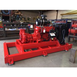 Groupe motopompe diesel pour irrigation, relevage - devalle eau et force gamme gmp incendie fixe de 20 à 700m3/h