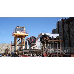 250 t/h - Ligne complète de concassage de minerai de fer avec mâchoire PE900x1200, cône CSB240 et broyeur VSI5X