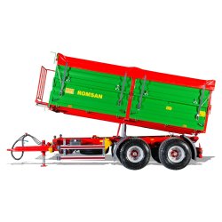 R 120 TASGA Benne agricole à tandem essieu - Romsan - capacité 12 000 kg