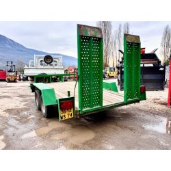 BOUVERET r23200 remorque porte engin 2 essieux 3,2t
