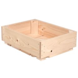 L1 - Caisses en bois Simply A Box - L36 x H11 x P27 cm - Bois brut ou 6 coloris de lasure à l'eau
