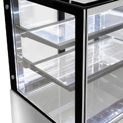 Vitrine réfrigérée de présentation avec service arrière 90 cm (gaz écologique r290a)