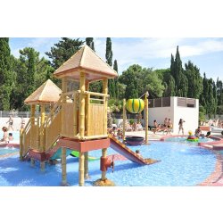 Pataugeoire - Structures de jeux thème jungle - Gamme exotique Aquadrolics