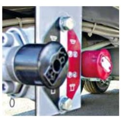 Remorque porte-panneau 6 tonnes - châssis galvanisé à chaud - roues dessous - freinage ABS - ECIM PE 46 600 FA