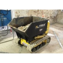 Mini-dumper sur chenille DCT-350P Alitrak - 600 kg - radiocommande, zéro émission et propulsion tout-terrain