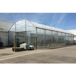 8 m optimum avec cheneaux - serre tunnel - serres val de loire - longueur 10 m