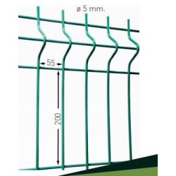 Hércules plus - clôture grillagée - mrt - hauteur 625 à 2425 mm