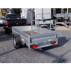 Remorque pour 1 quad avec échelles de chargement intégrées - Humbaur HA 1385 - polyvalente et robuste