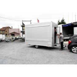 Remorque de vente - Humbaur 5900 HVK 132921 - Panneaux sandwich isothermes et châssis modulaire galvanisé
