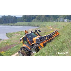 Bravia TP broyeur forestier - Noremat - largeur de coupe 2,20 m - double rotation rotor et déflecteur rabattable