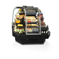 Vitrine réfrigérée libre service basse 600mm Profondeur 740mm NOC60CC TEFCOLD