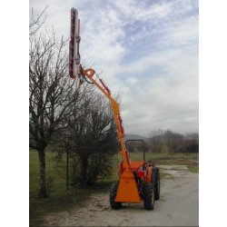 Taille-haie hydraulique ta 400 - kirogn - hauteur de coupe horizontale maxi 4 m, verticale maxi 6.30 m